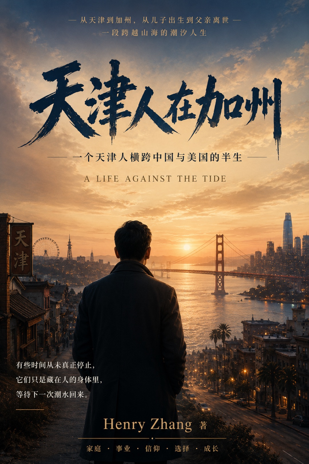 Cover of A Life Against the Tide 《天津人在加州》